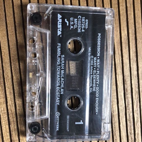 SARAH MCLACHLAN FUMBLING TOWARDS ECSTASY CASSETTE - Picture 4 of 6
